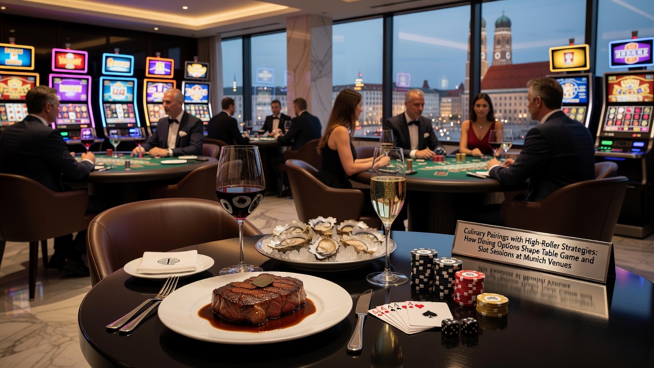Kulinarische Angebote in Münchner Casinos mit Fokus auf Tischspiele und Slots