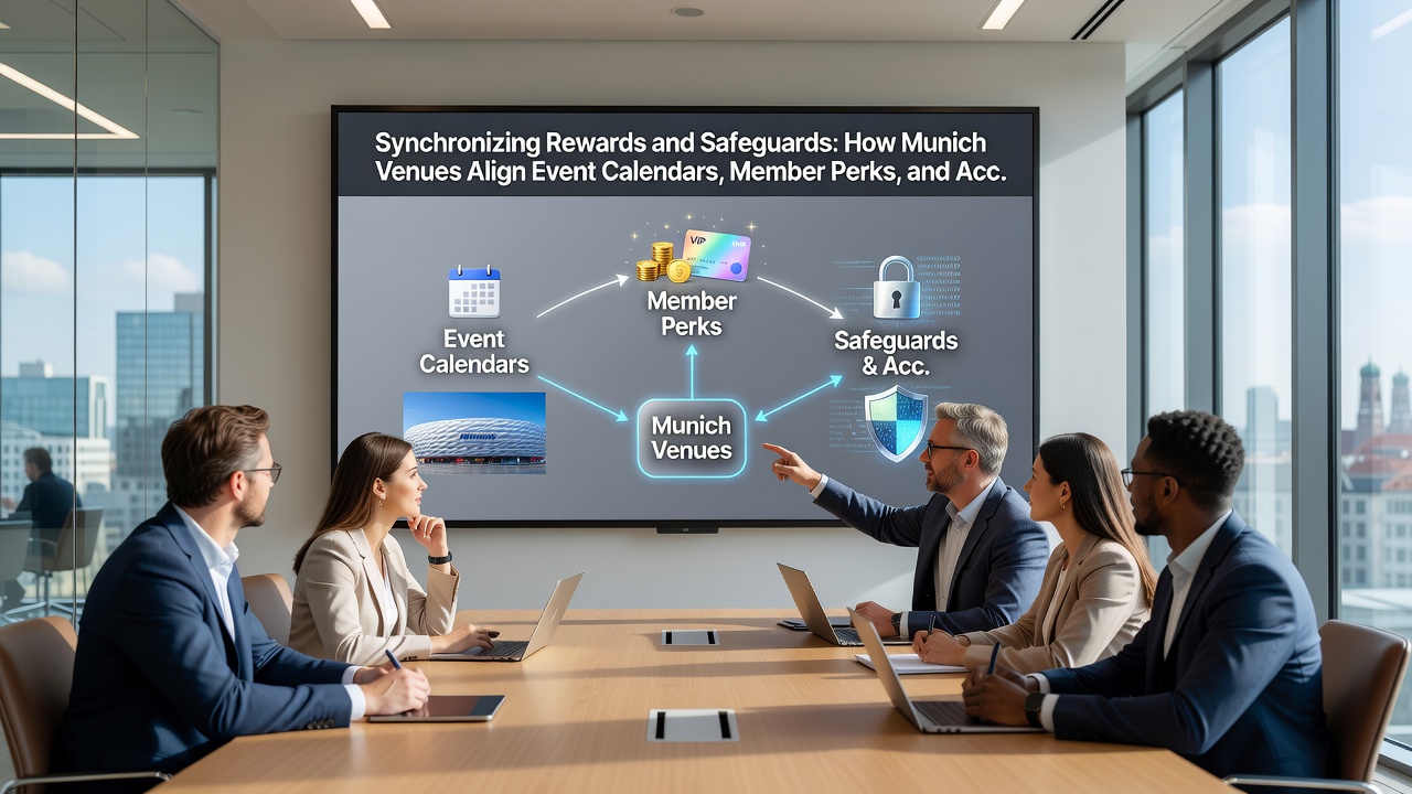Details zu integrierten Schutzsystemen und Mitgliederlogistik in Münchner Venues