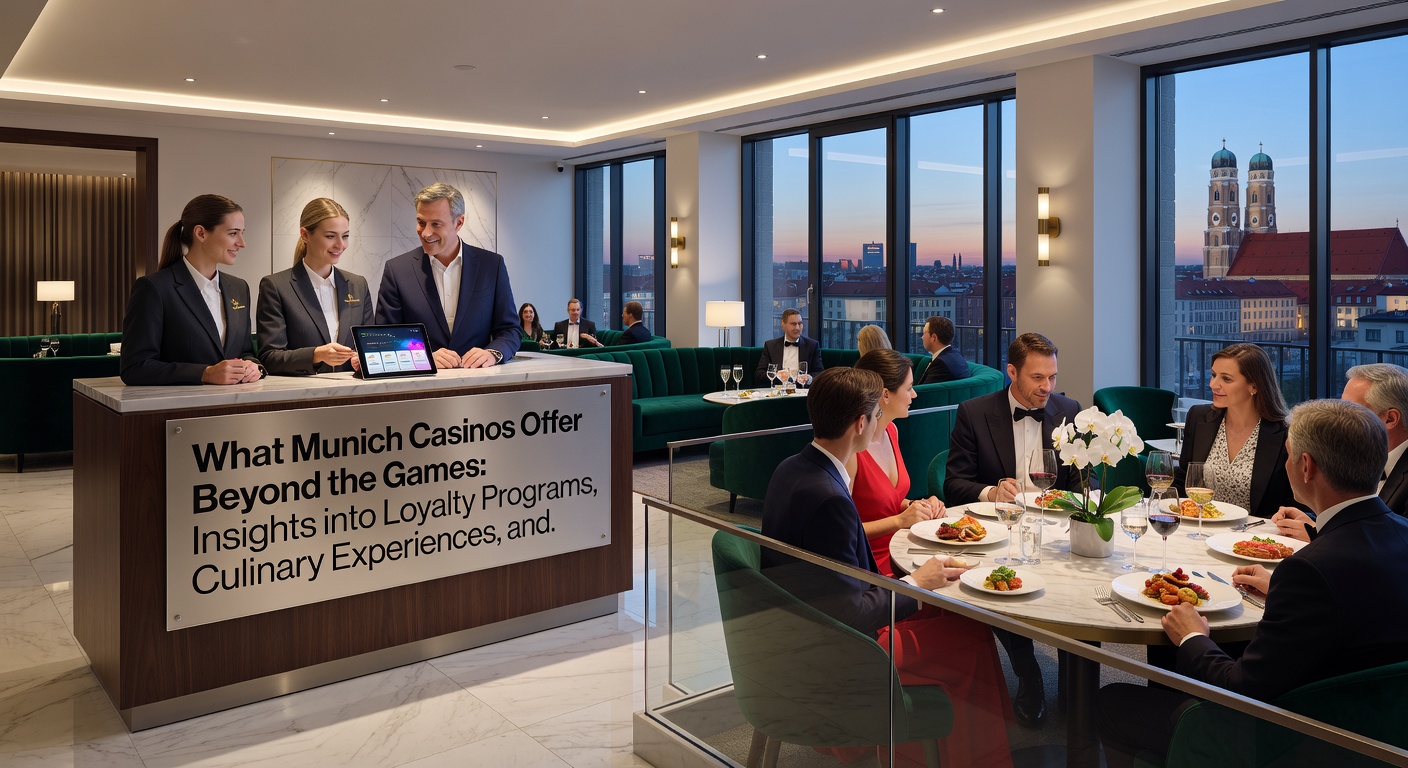 Gäste genießen ein exklusives Dinner in einem Casino-Restaurant mit gediegener Beleuchtung und modernem Design